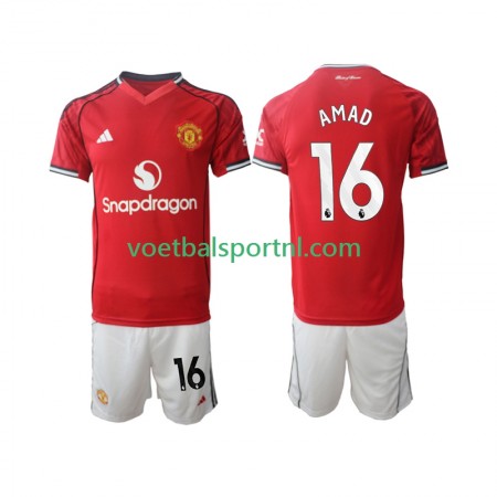 Manchester United Amad Diallo 16 Kind Thuis Tenue 2025-26 Manchester United Amad Diallo 16 Kind Thuis Tenue 2025-26